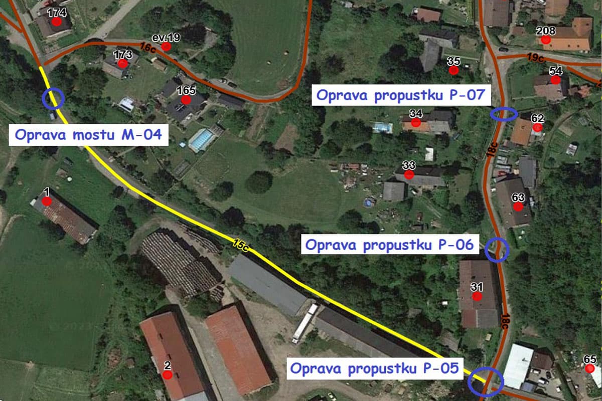 Oprava propustků a mostků v roce 2023